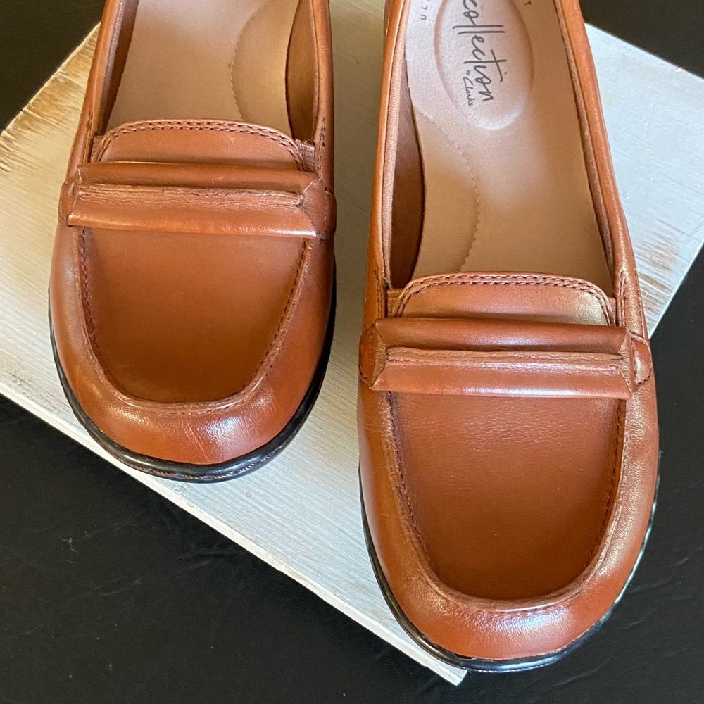 Clarks Ashland Lily leather shoes
